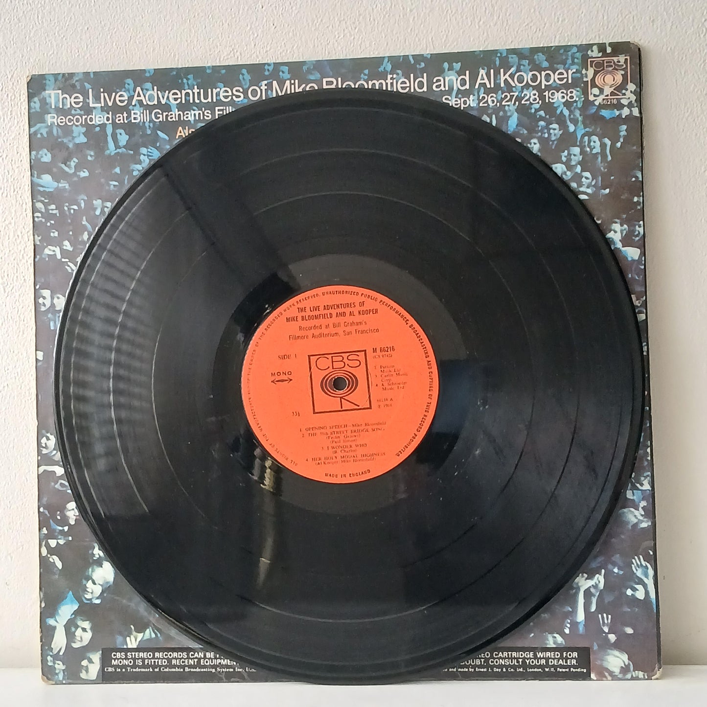 Mike Bloomfield And Al Kooper ‎– The Live Adventures Of Mike Bloomfield And Al Kooper (Used LP)