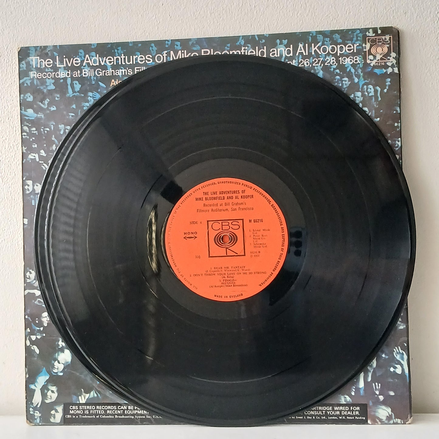 Mike Bloomfield And Al Kooper ‎– The Live Adventures Of Mike Bloomfield And Al Kooper (Used LP)