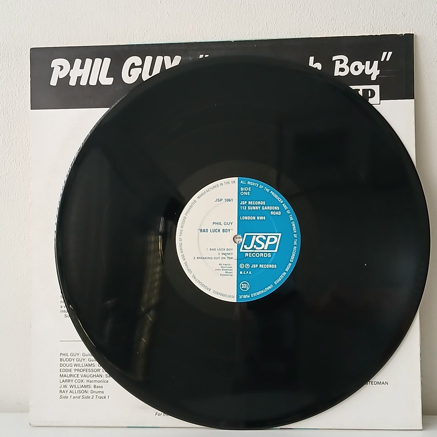 Phil Guy Featuring Buddy Guy – Bad Luck Boy (Used LP)