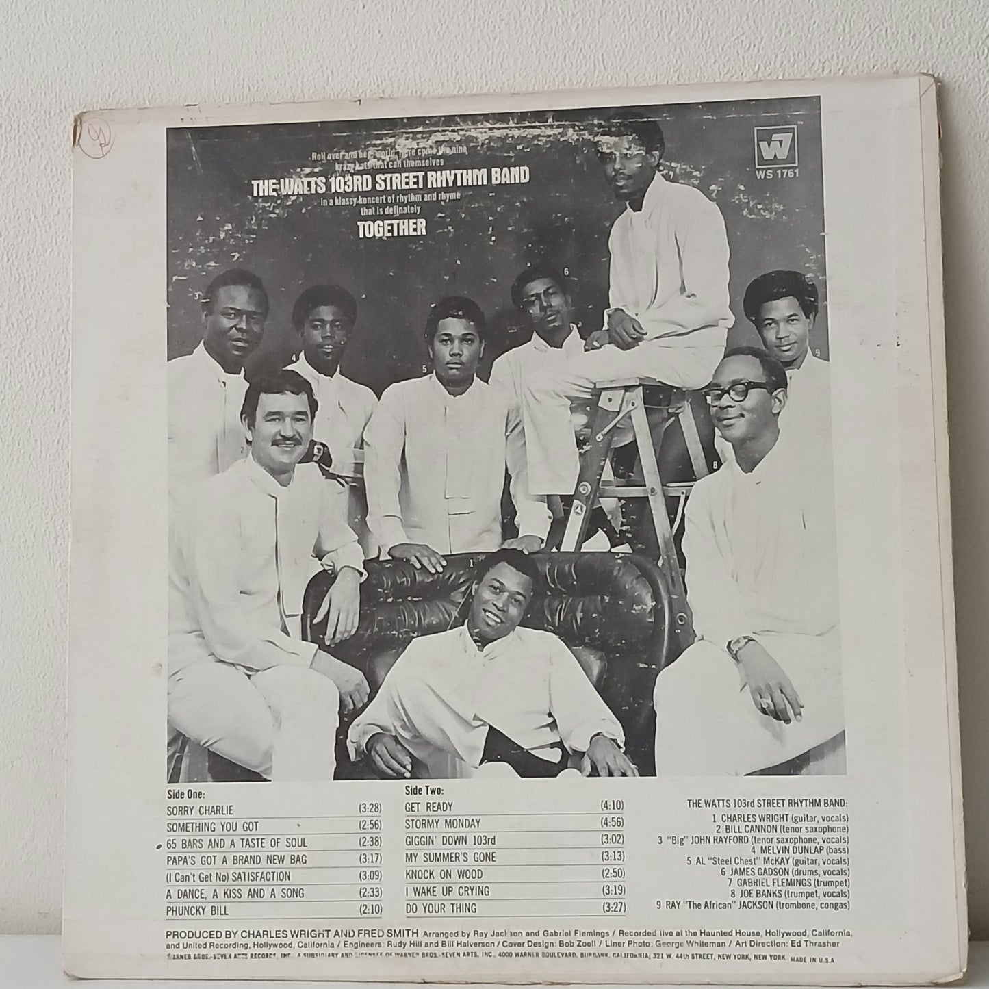 The Watts 103rd Street Rhythm Band – Together (Used LP)