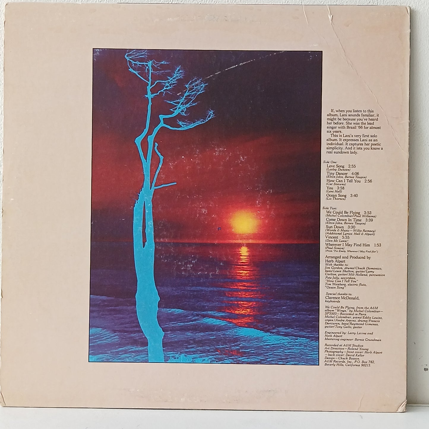Lani Hall – Sun Down Lady (Used LP)