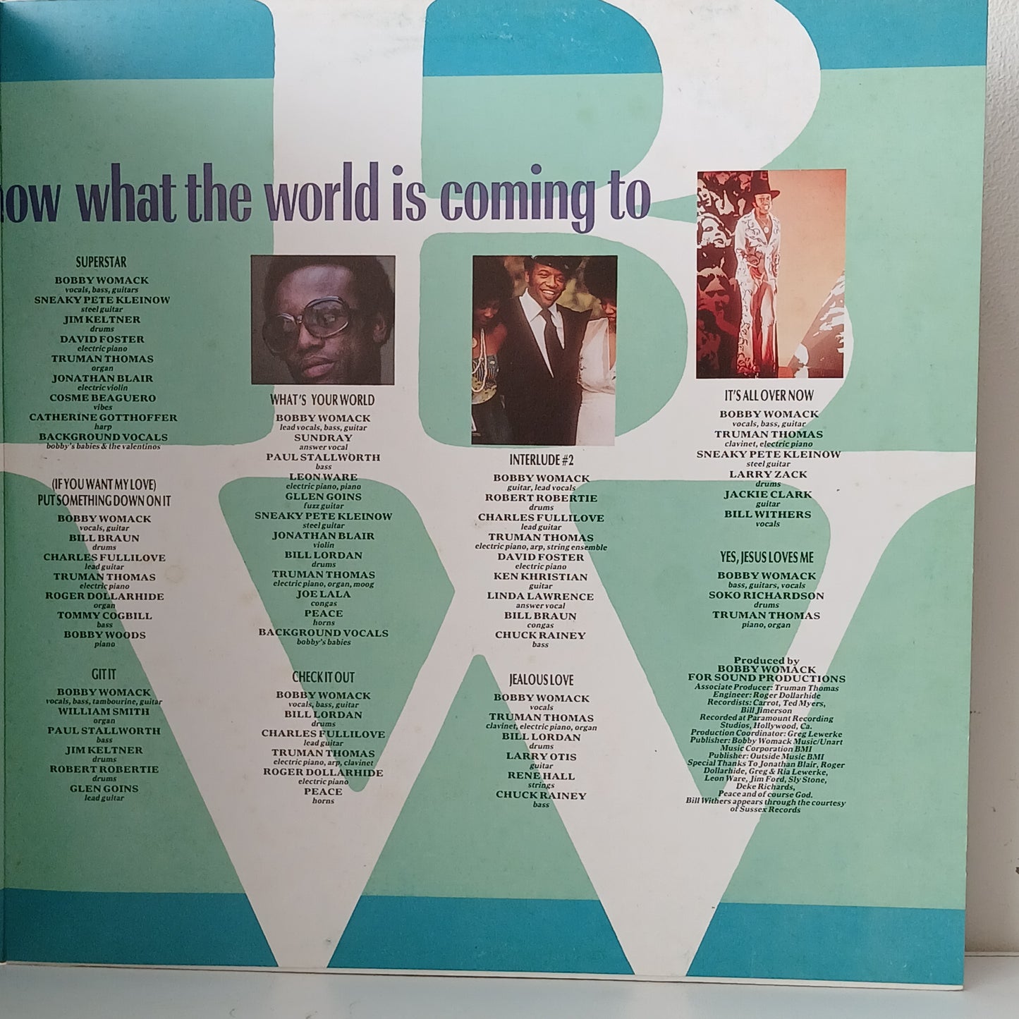 Bobby Womack – Facts Of Life / I Don't Know What The World Is Coming To (Used 2LP)
