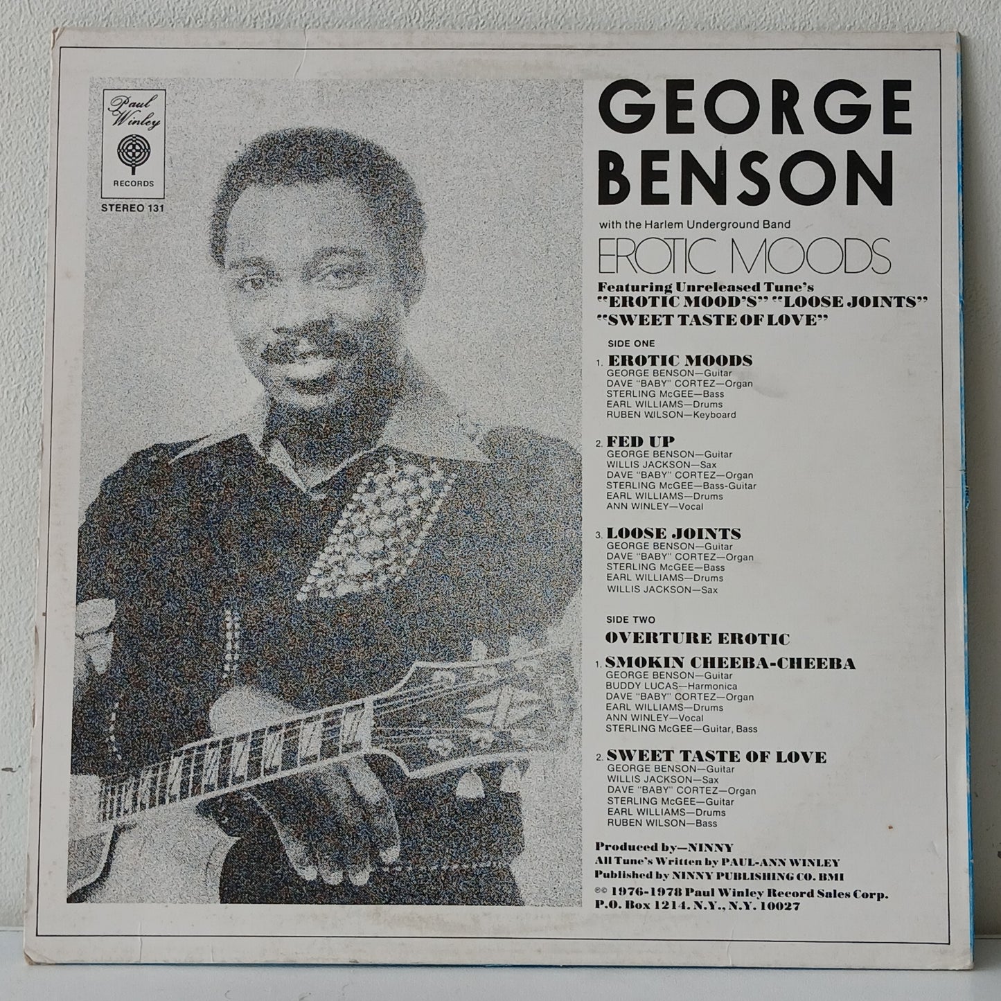 George Benson With The Harlem Underground Band – Erotic Moods (Used LP)