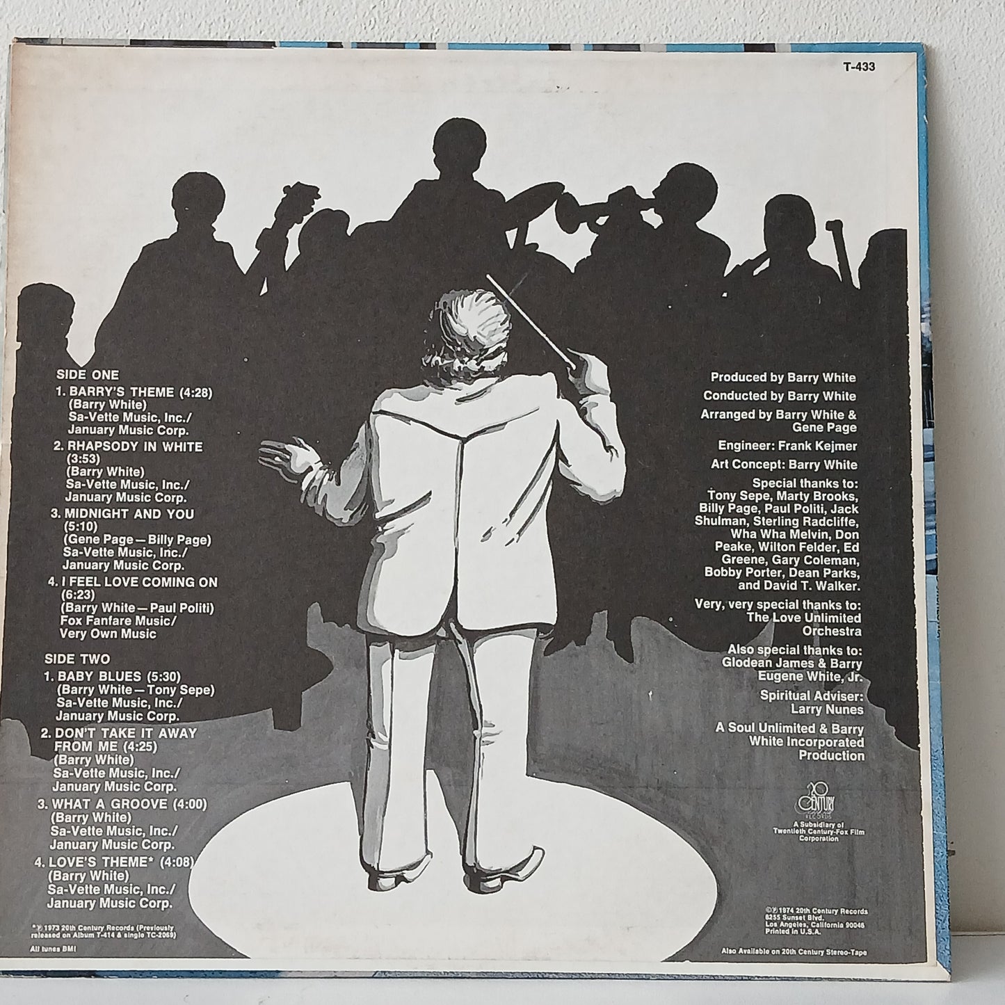 The Love Unlimited Orchestra – Rhapsody In White (Used LP)