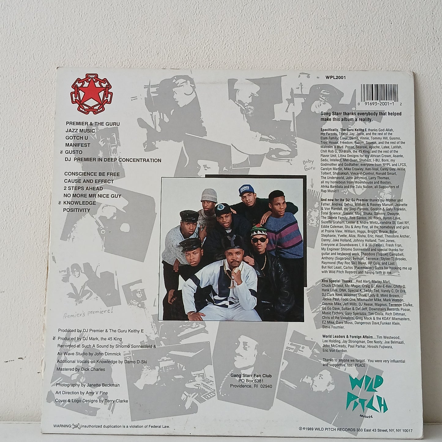 Gang Starr – No More Mr. Nice Guy (Used LP)