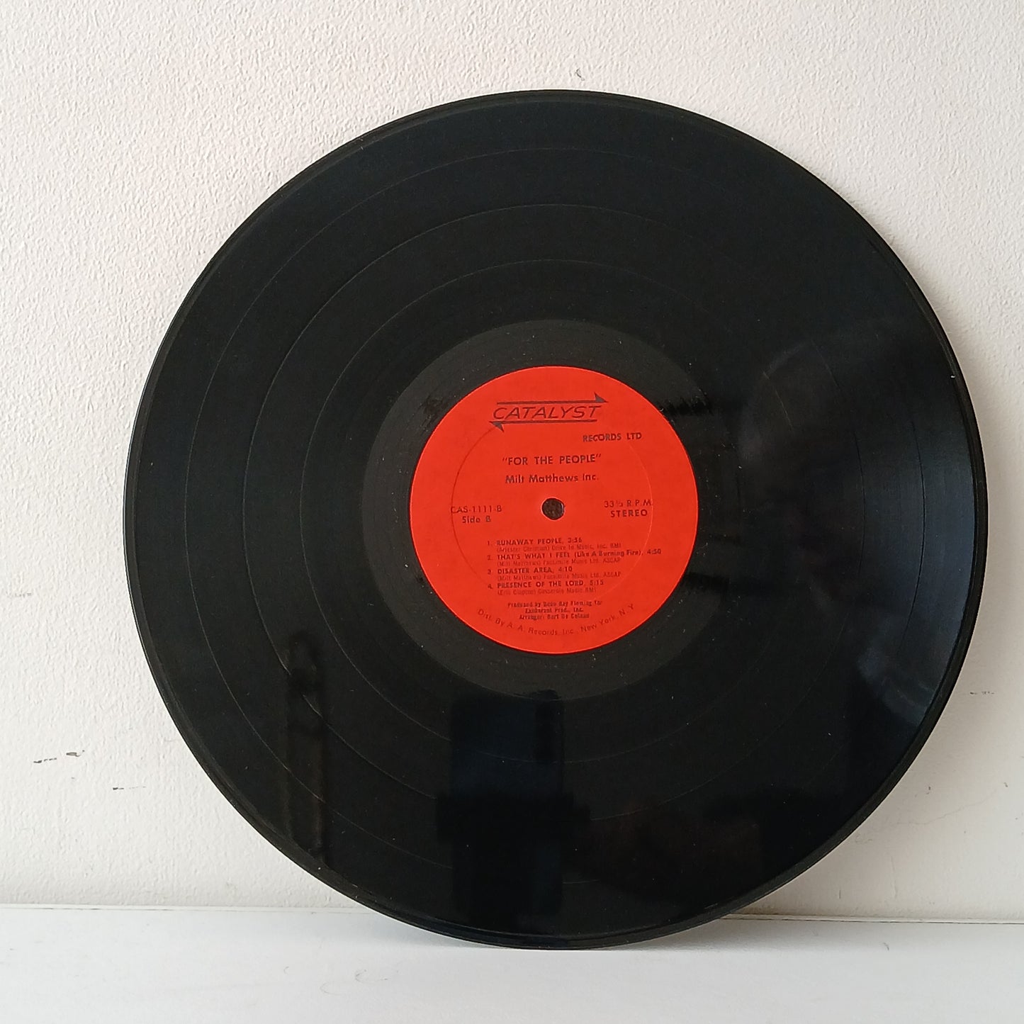 Milt Matthews Inc. – For The People (Used LP)