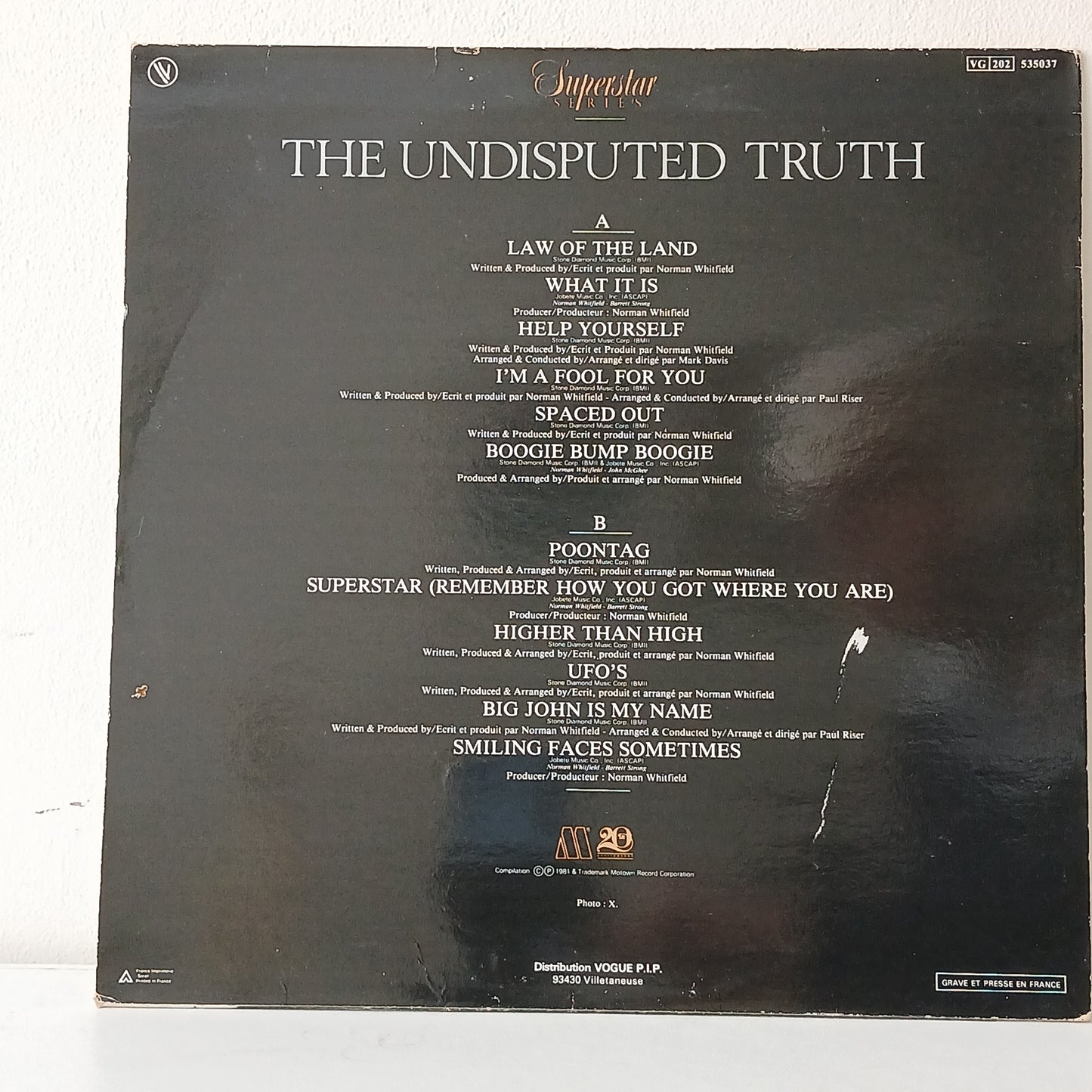 The Undisputed Truth – The Undisputed Truth (Used LP)