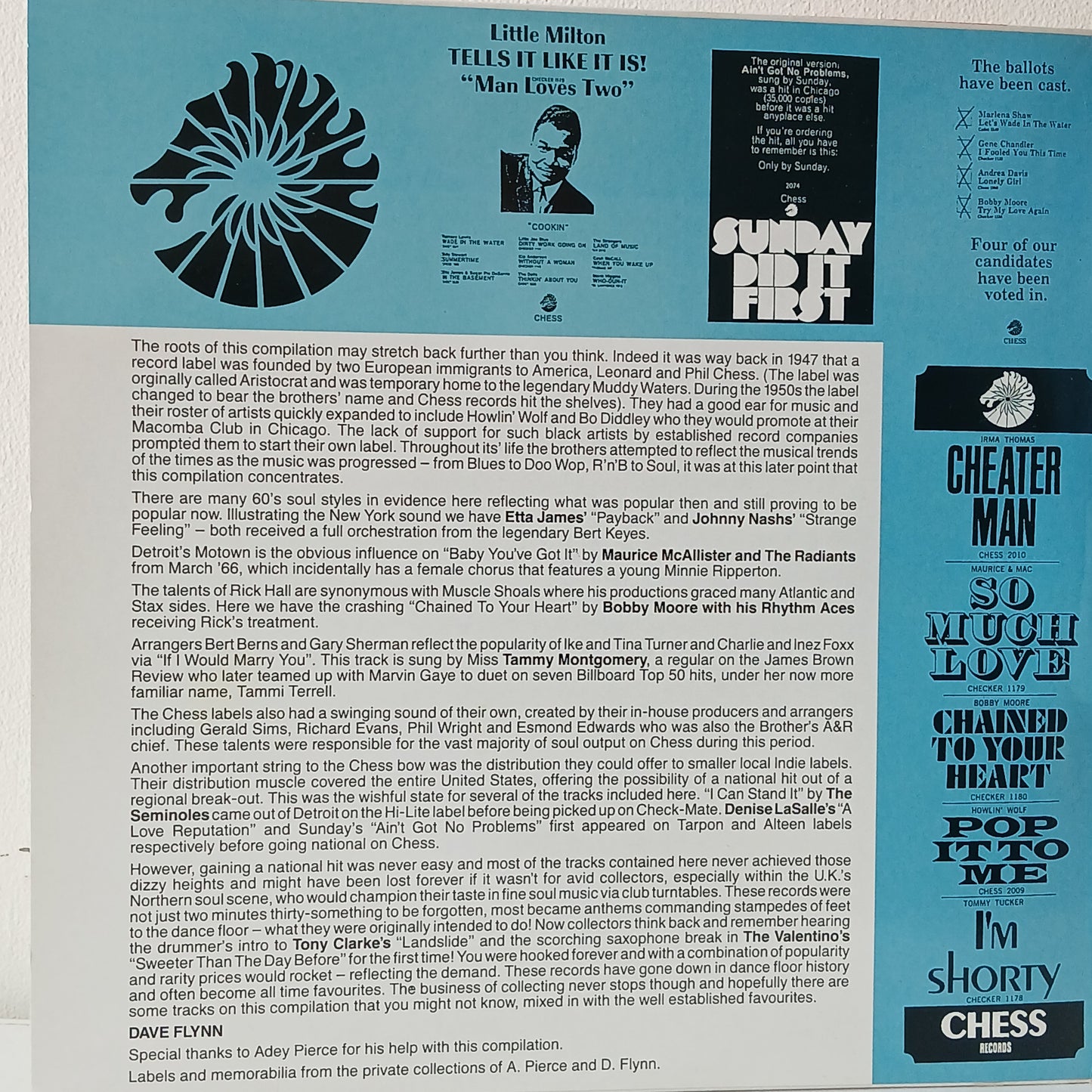 Various – Sweeter Than The Day Before (28 Classic Cuts From The Chess Stable) (Used 2LP)