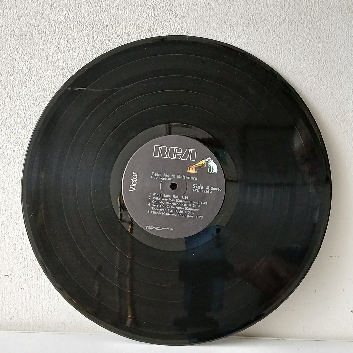 Ruth Copeland – Take Me To Baltimore (Used LP)