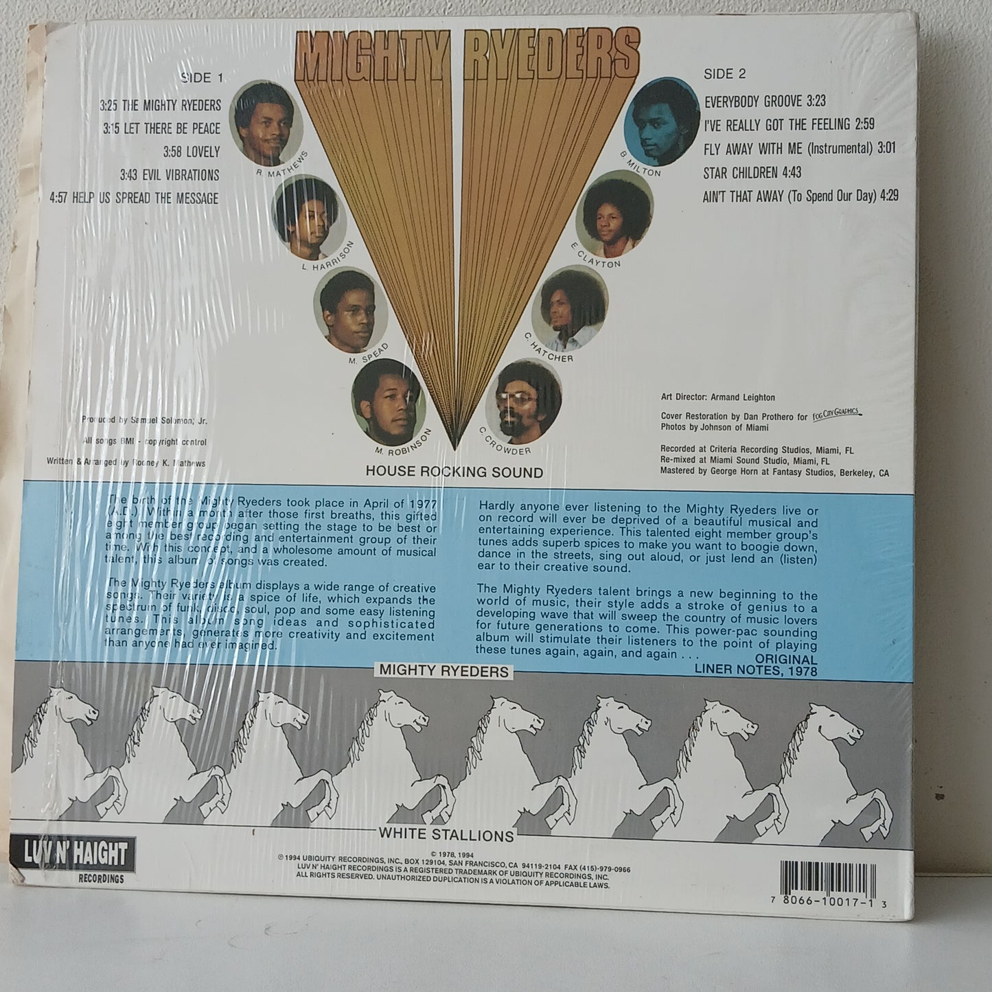 Mighty Ryeders – Help Us Spread The Message (Used LP)