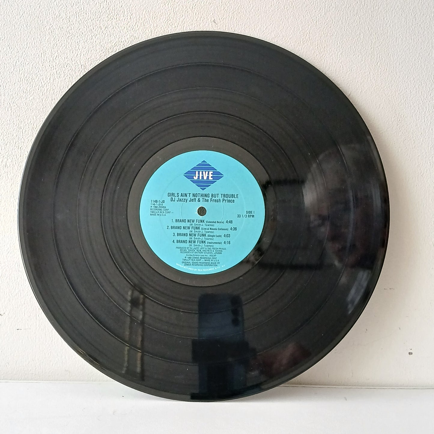 DJ Jazzy Jeff & The Fresh Prince – Girls Ain't Nothing But Trouble / Brand New Funk (Used 12")