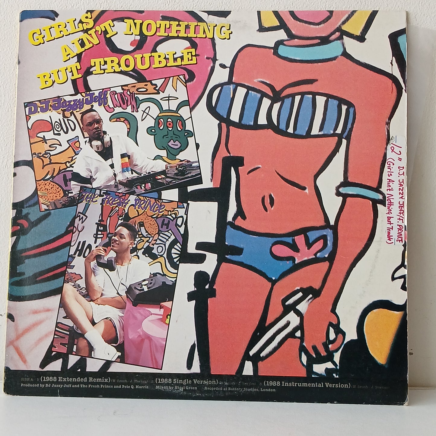 DJ Jazzy Jeff & The Fresh Prince – Girls Ain't Nothing But Trouble / Brand New Funk (Used 12")