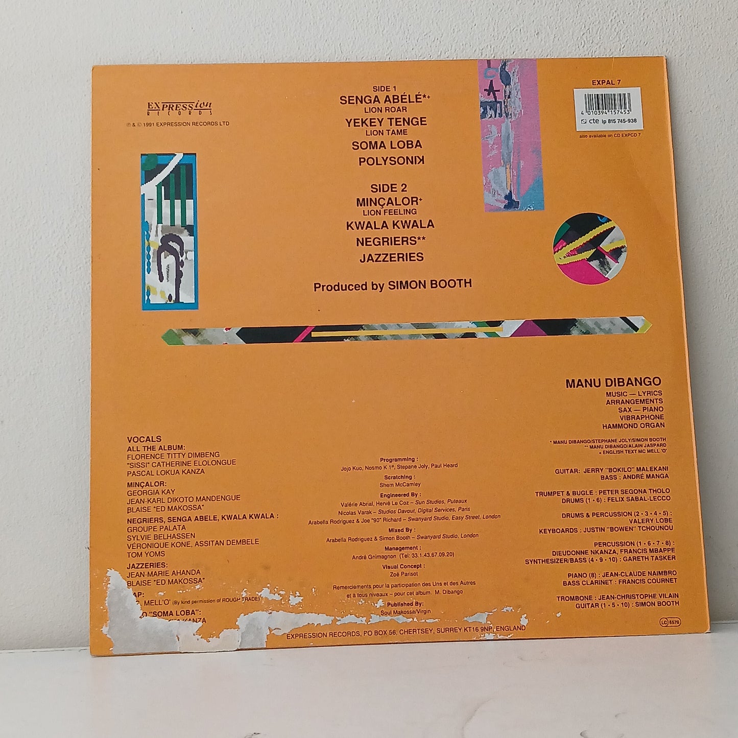 Manu Dibango Featuring MC Mell 'O' – Polysonik (Used LP)