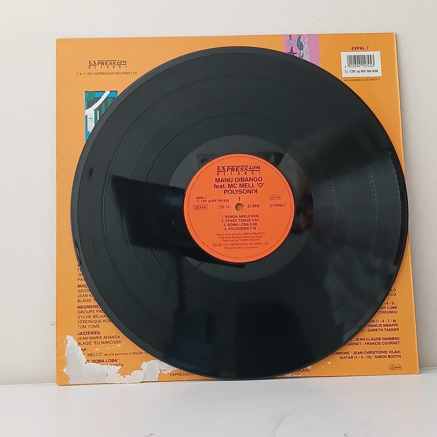 Manu Dibango Featuring MC Mell 'O' – Polysonik (Used LP)