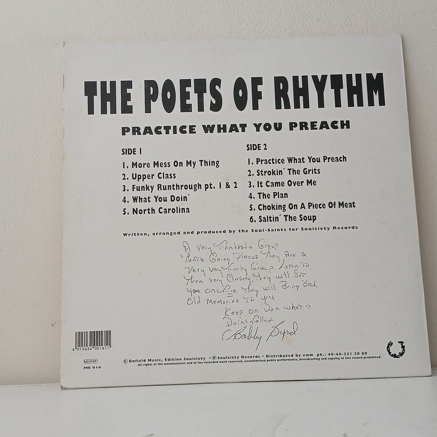 The Poets Of Rhythm – Practice What You Preach (Used LP)