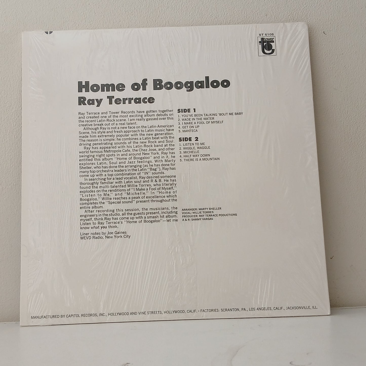 Ray Terrace – Home Of Boogaloo (Used LP)