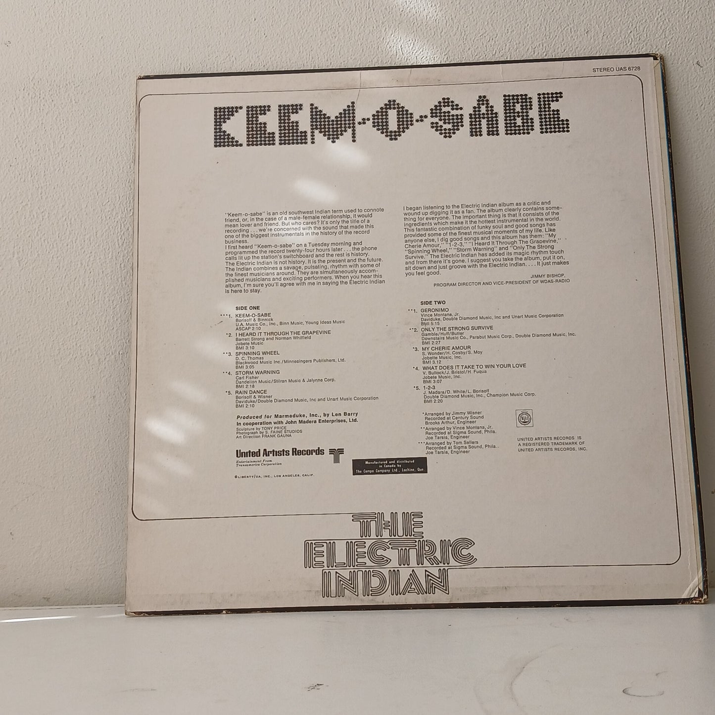 The Electric Indian – Keem-O-Sabe (Used LP)