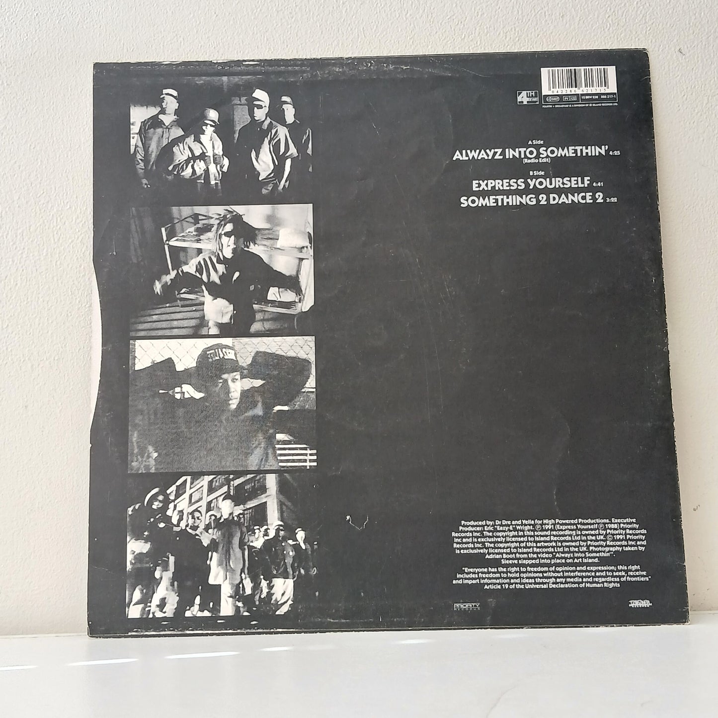 N.W.A. – Alwayz Into Somethin' (Used 12")