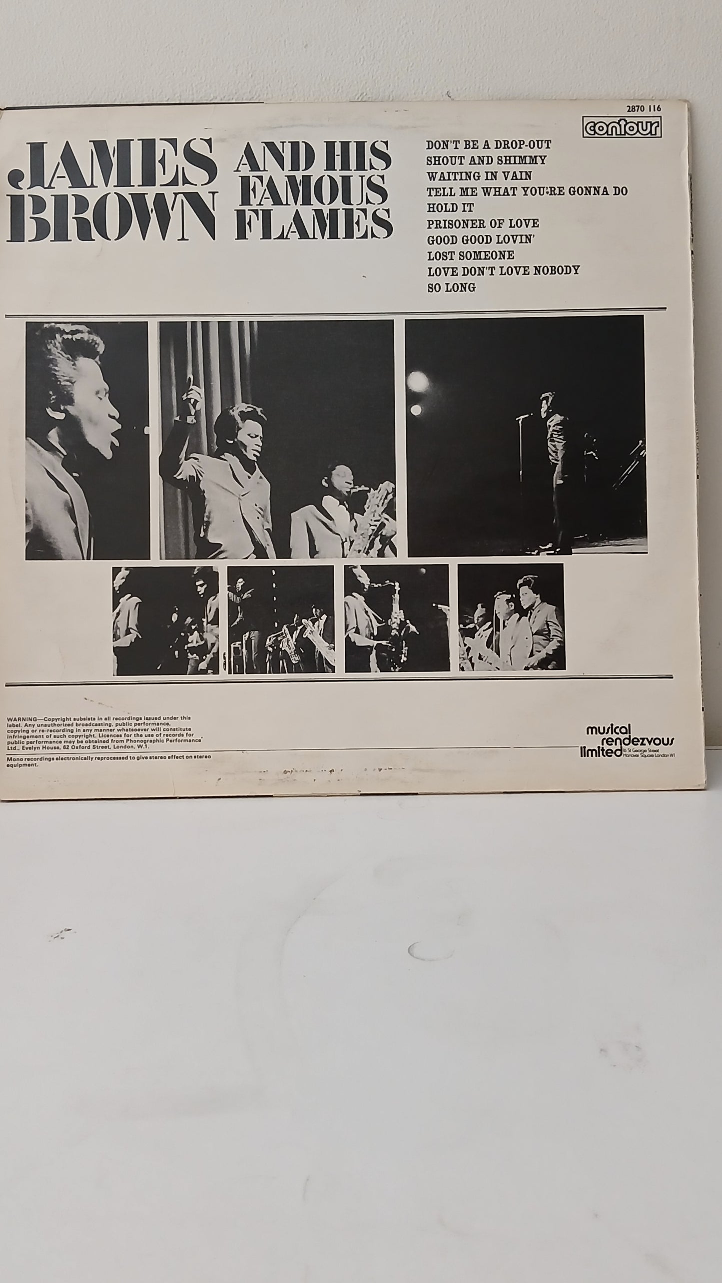 James Brown And His Famous Flames – Prisoner Of Love (Used LP)