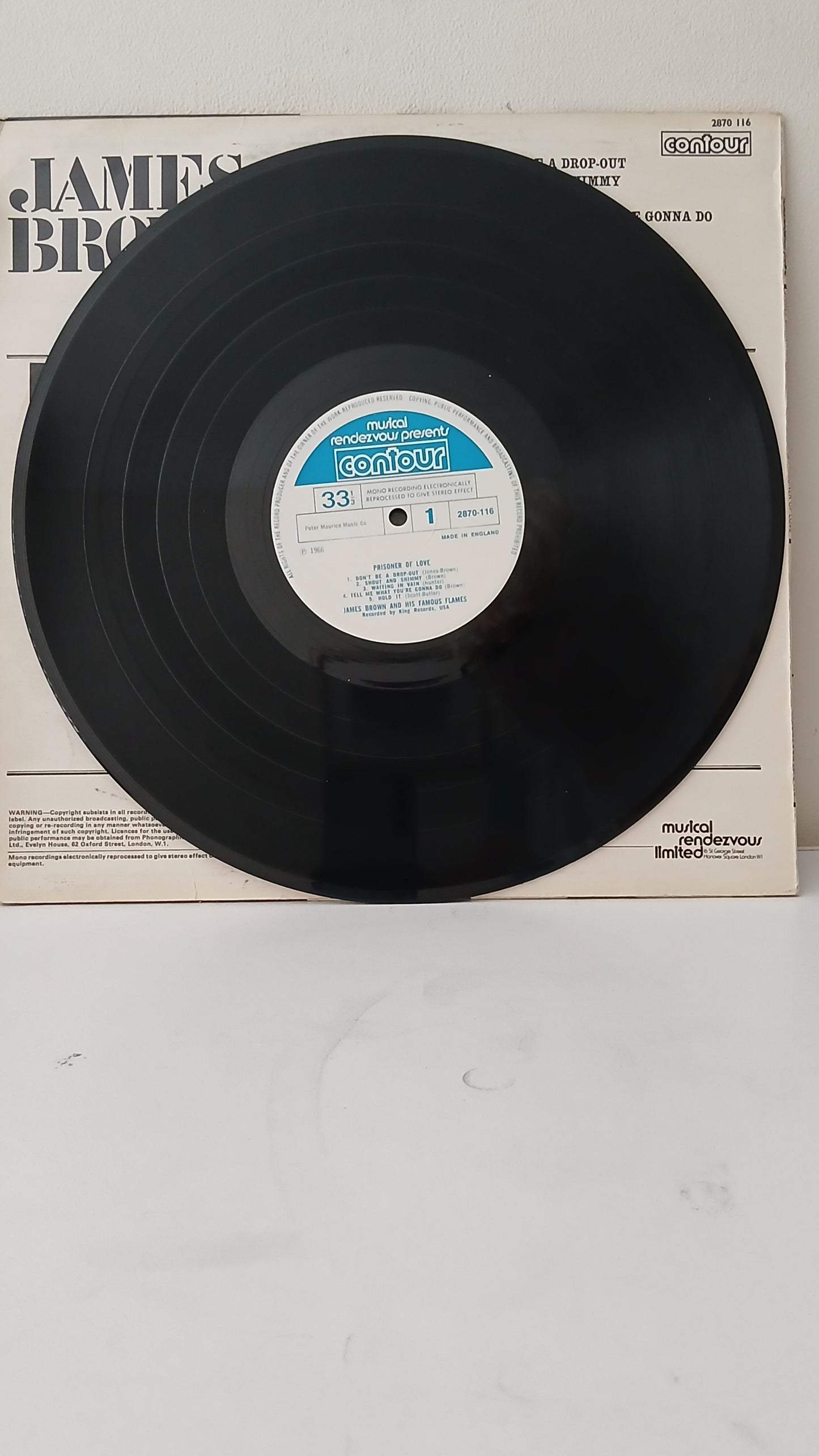 James Brown And His Famous Flames – Prisoner Of Love (Used LP)