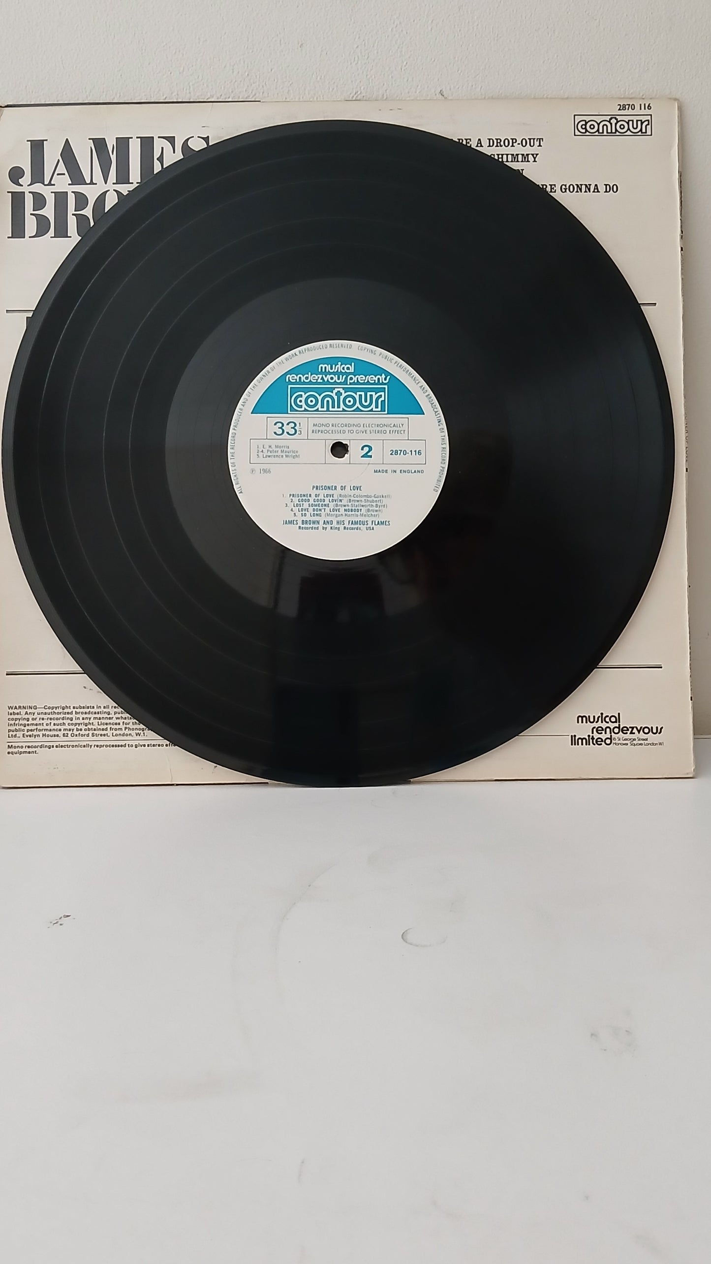 James Brown And His Famous Flames – Prisoner Of Love (Used LP)