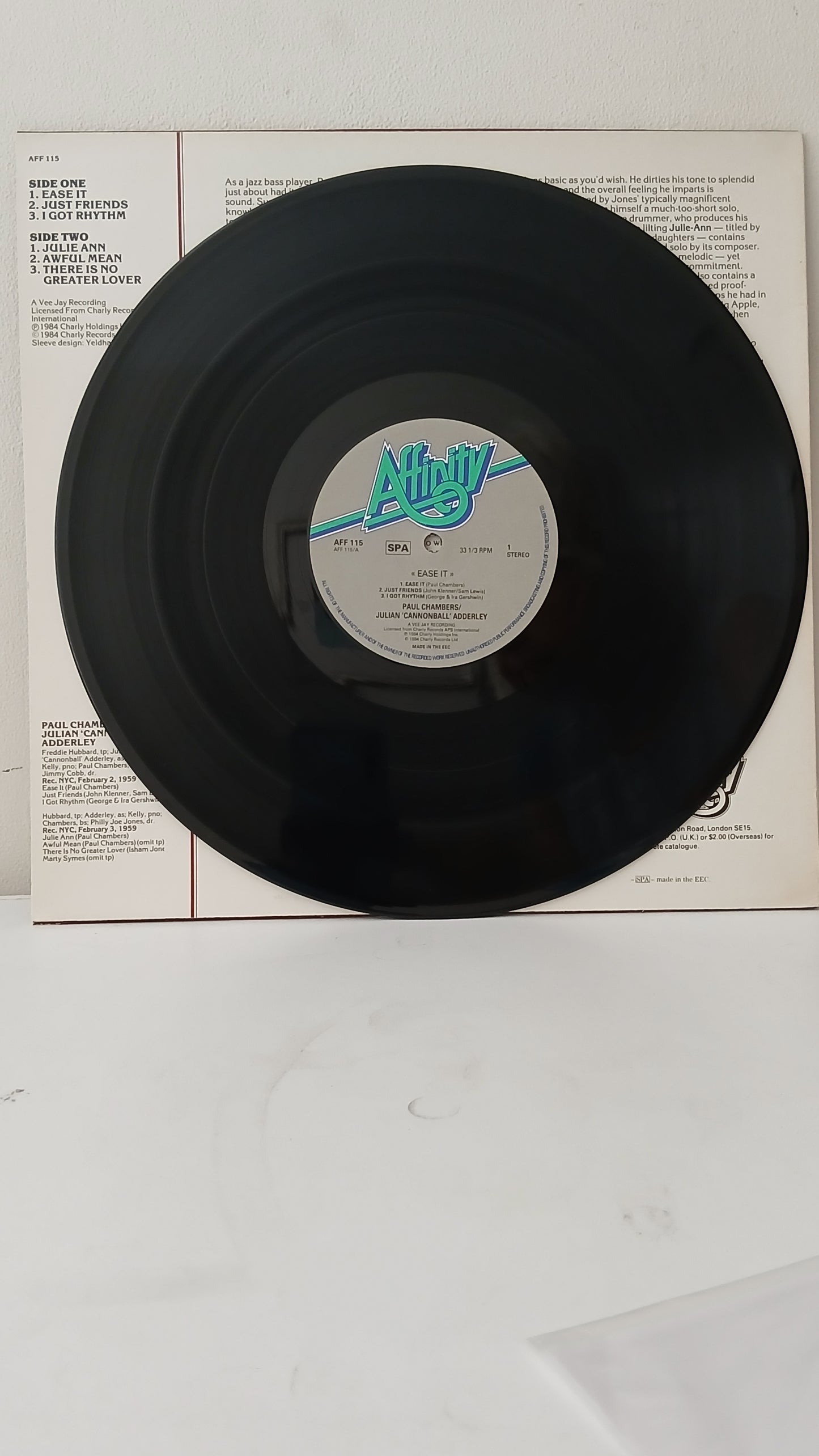 Paul Chambers / Julian 'Cannonball' Adderley – Ease It (Used LP)