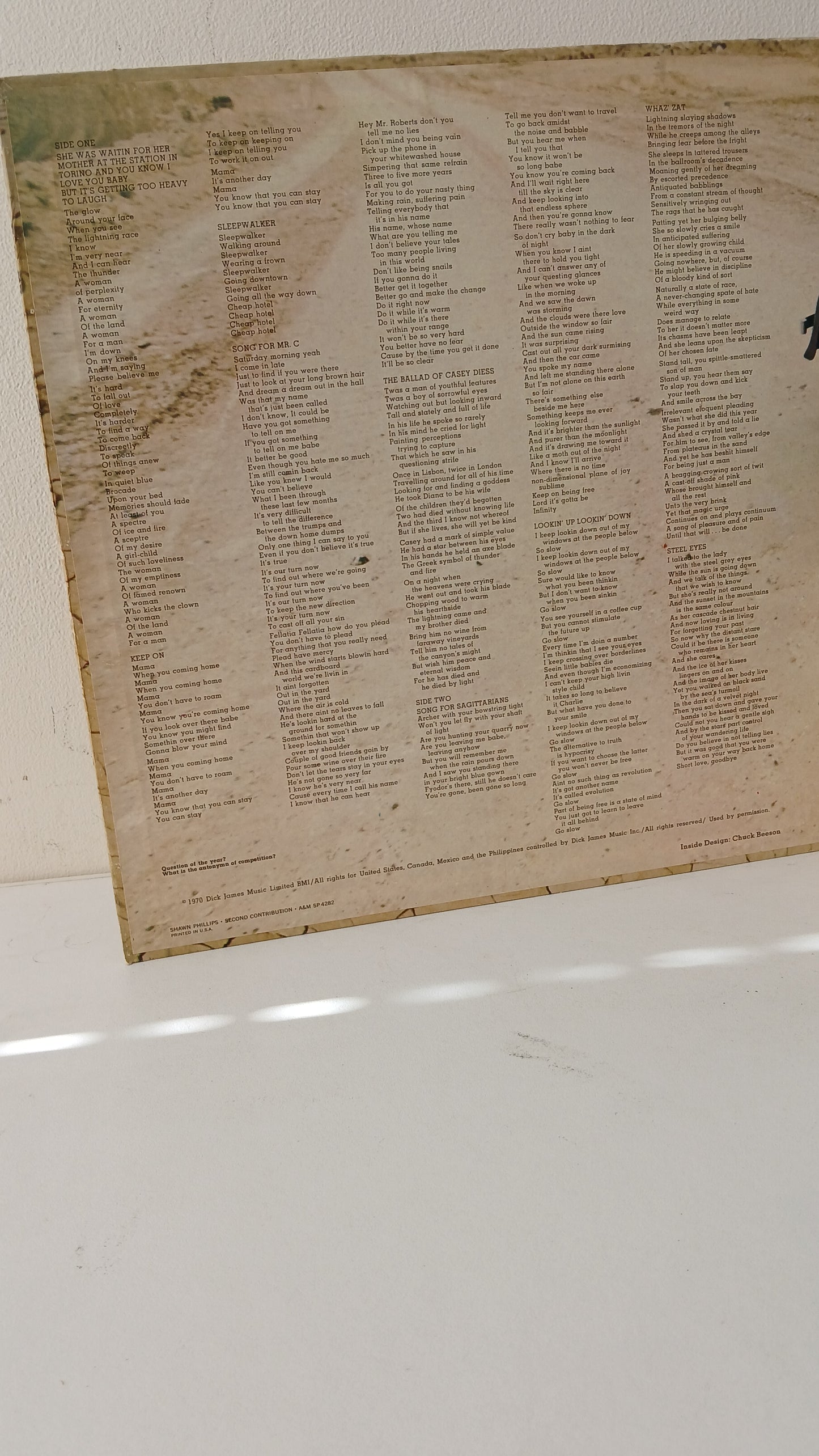 Shawn Phillips – Second Contribution (Used LP)
