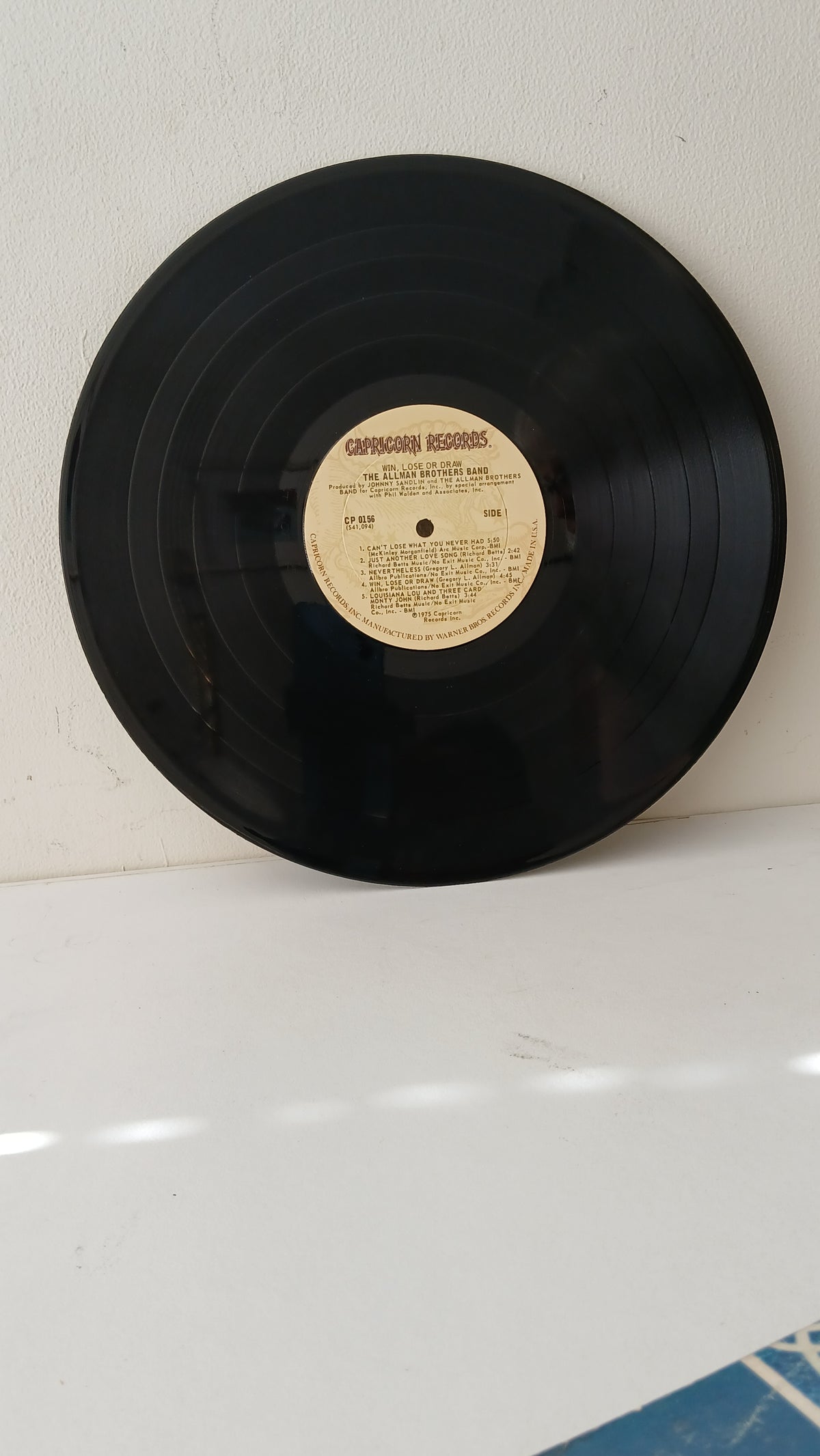 The Allman Brothers Band – Win, Lose Or Draw (Used LP)