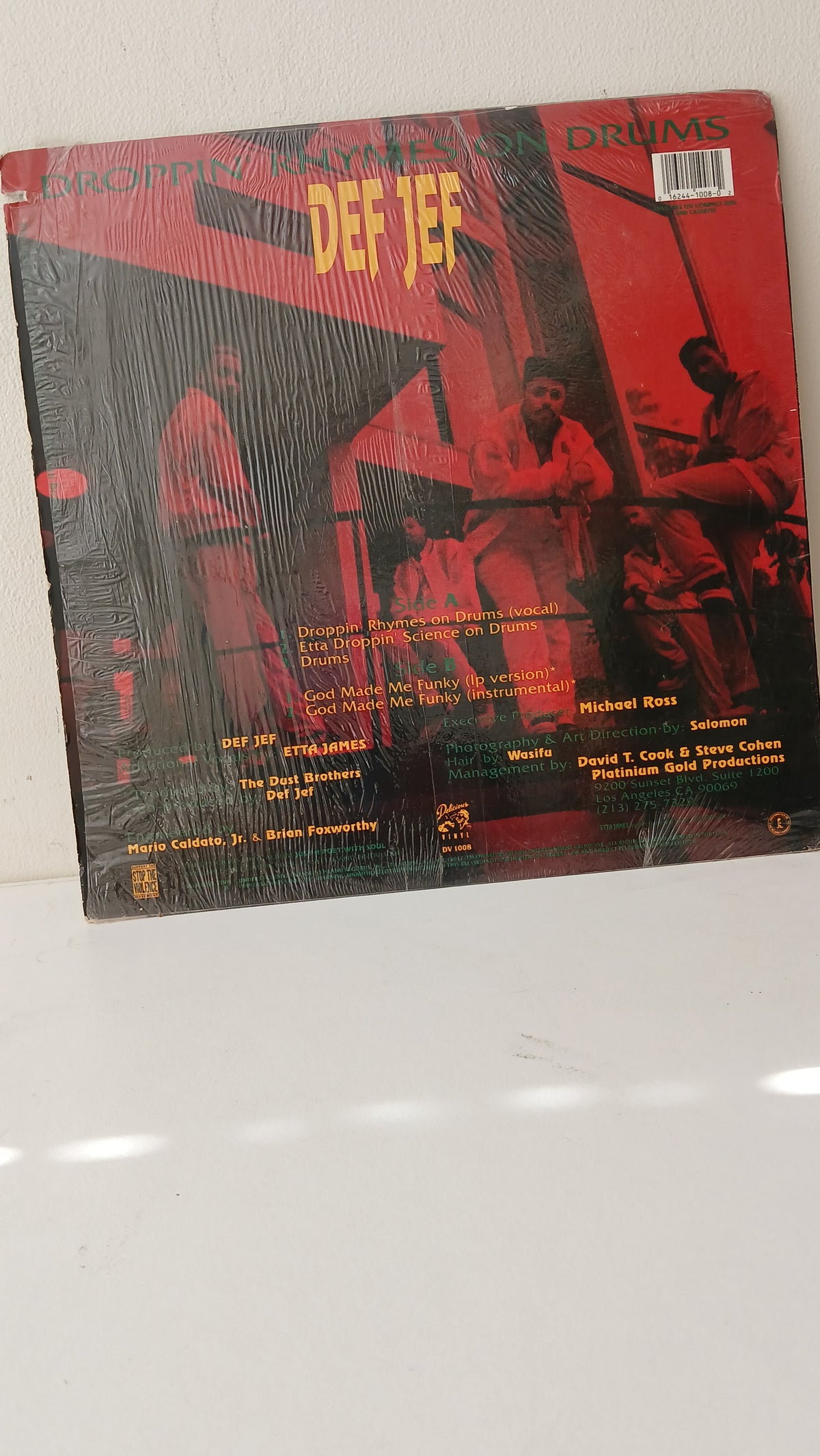 Def Jef – Droppin' Rhymes On Drums / God Made Me Funky (Used LP)