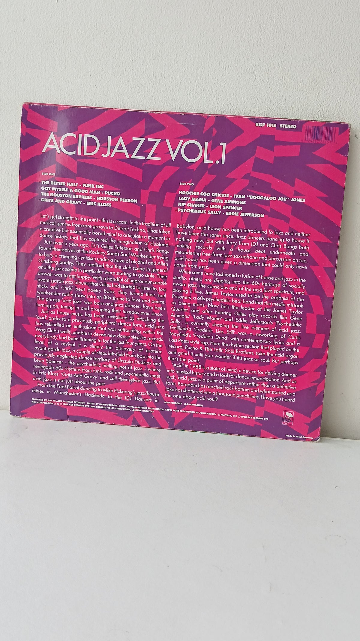 Various – Acid Jazz Vol. 1 (Used LP)