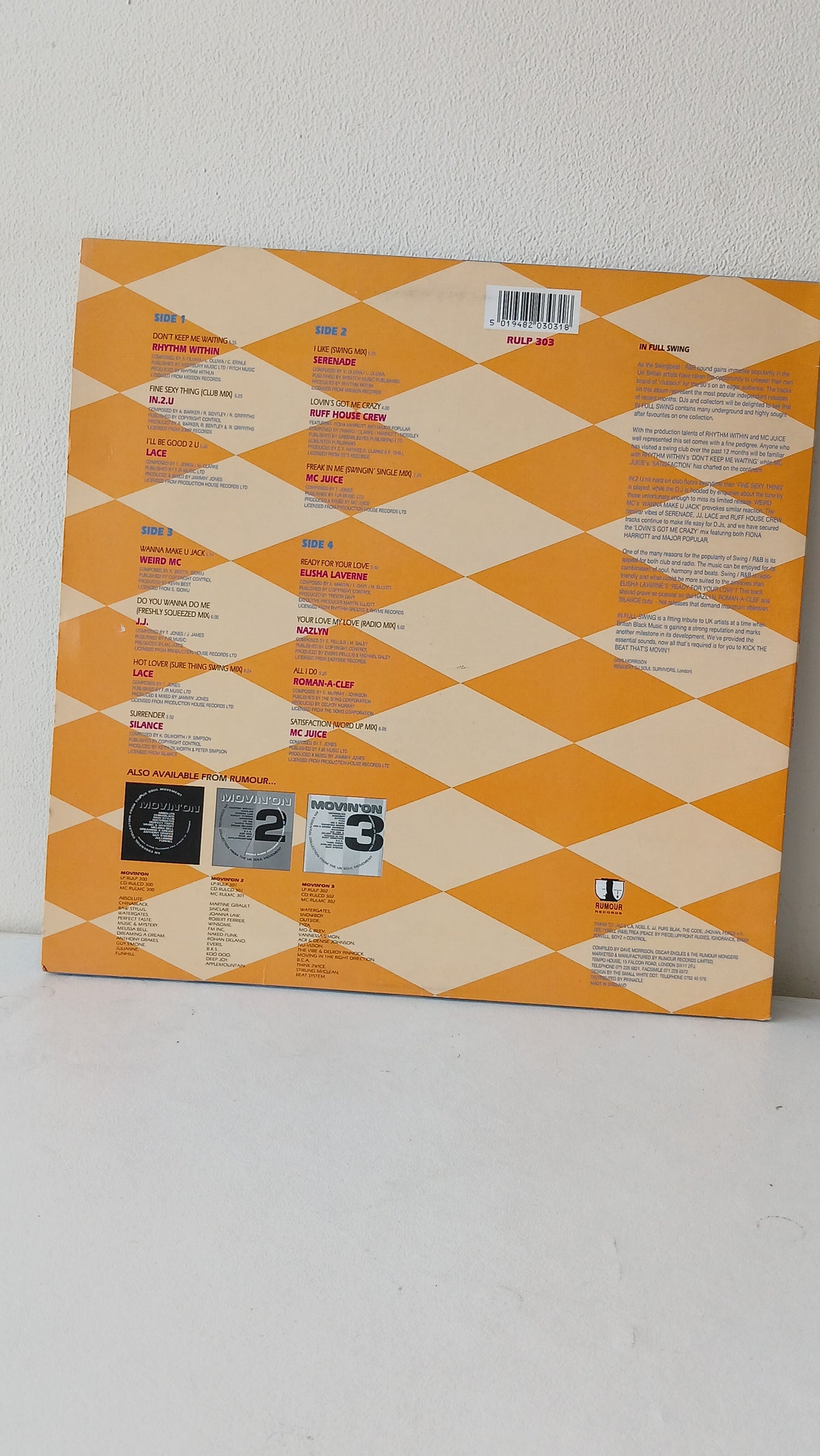 Various – In Full Swing (Used 2LP)