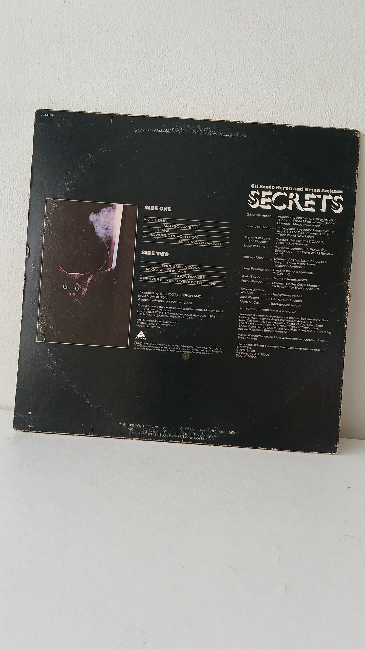 Gil Scott-Heron And Brian Jackson – Secrets (Used LP)