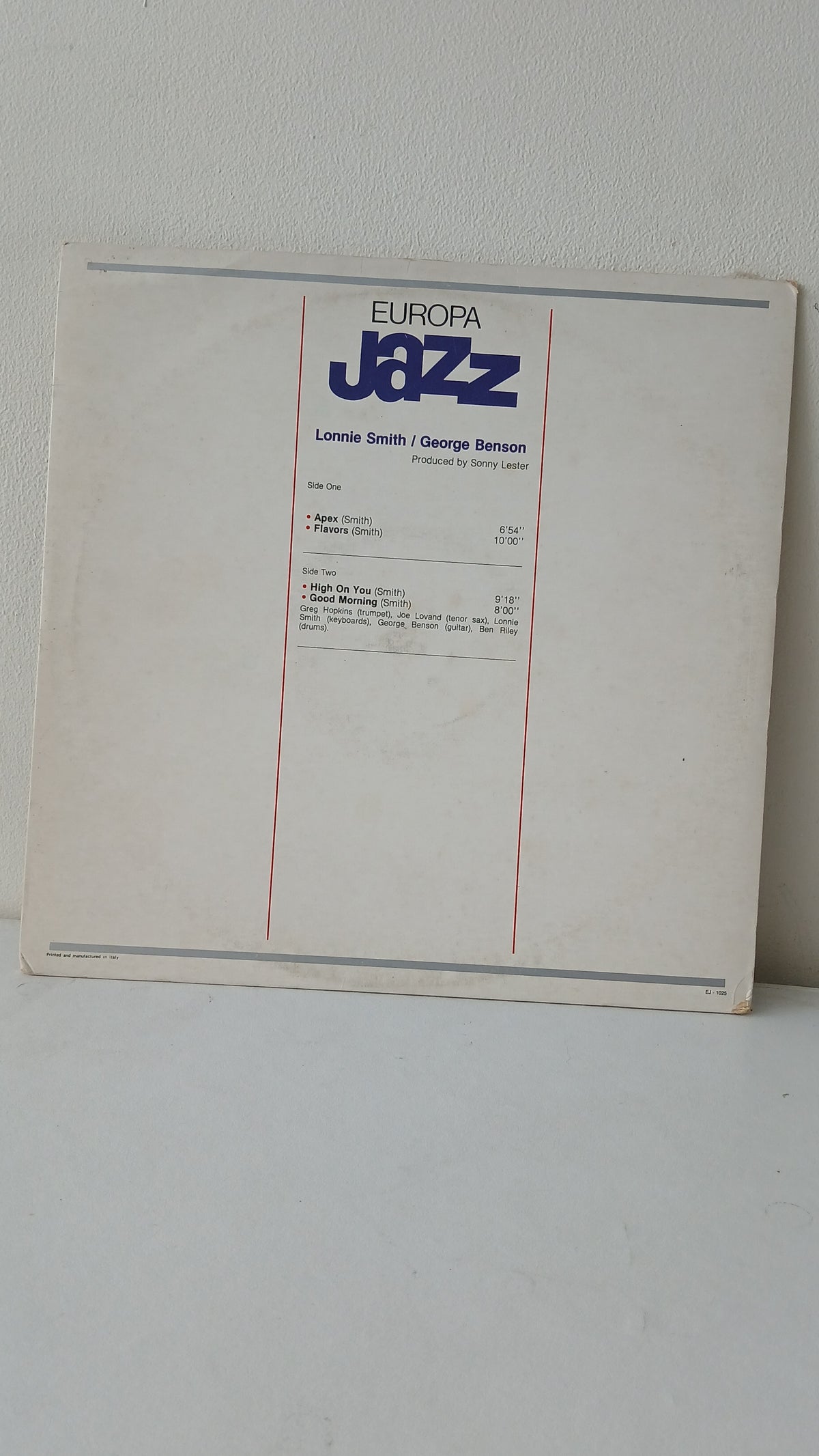 Lonnie Smith / George Benson – Europa Jazz (Used LP)