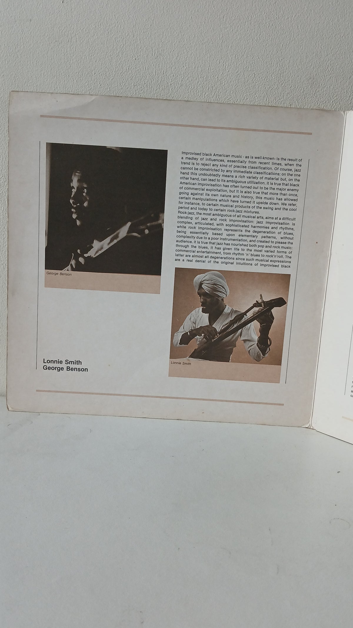Lonnie Smith / George Benson – Europa Jazz (Used LP)