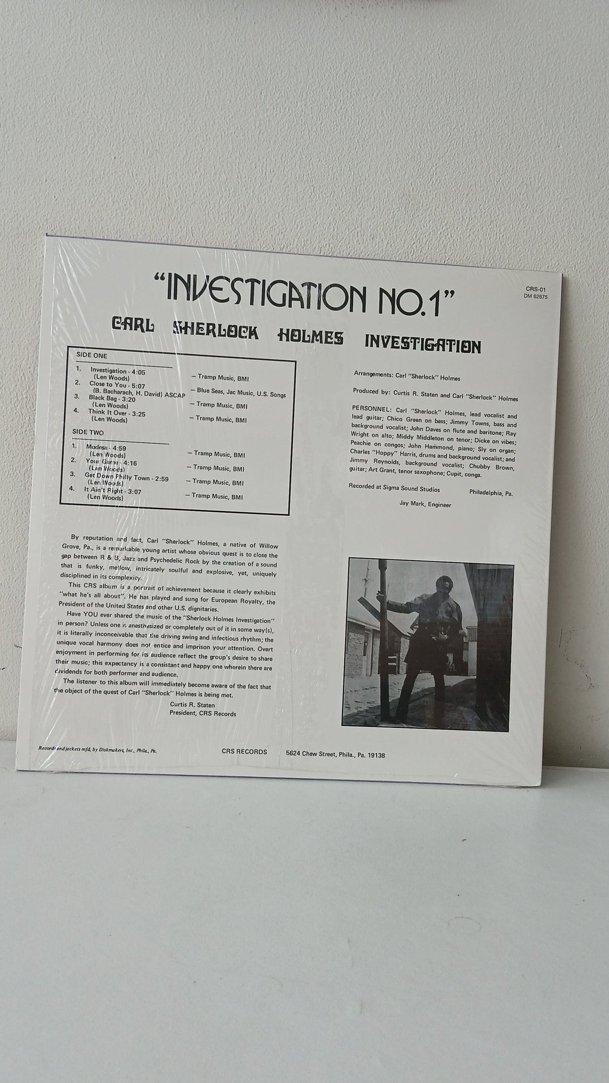 Carl Sherlock Holmes Investigation – Investigation No.1 (Used LP)