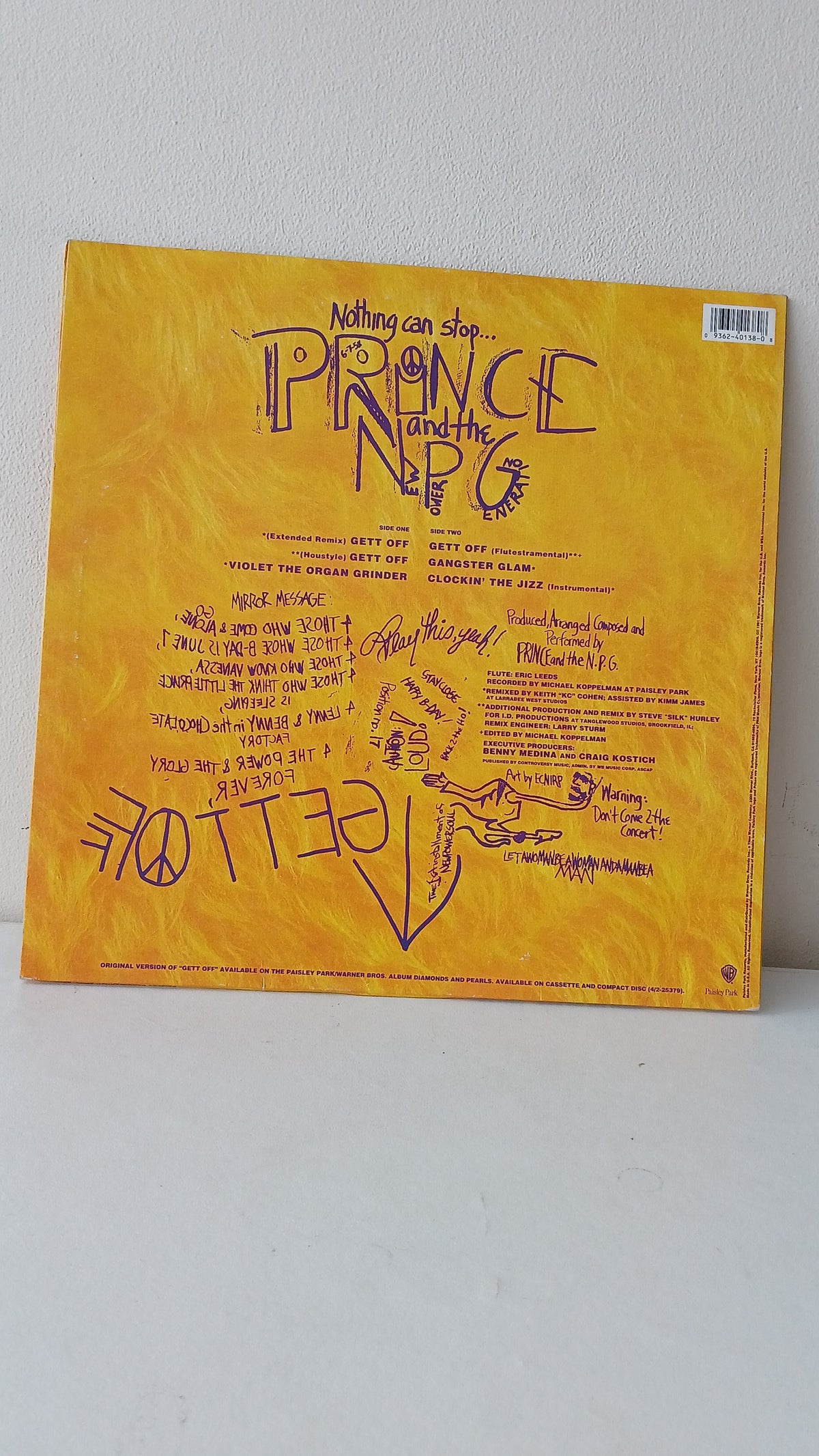 Prince And The New Power Generation – Gett Off (Used 12")