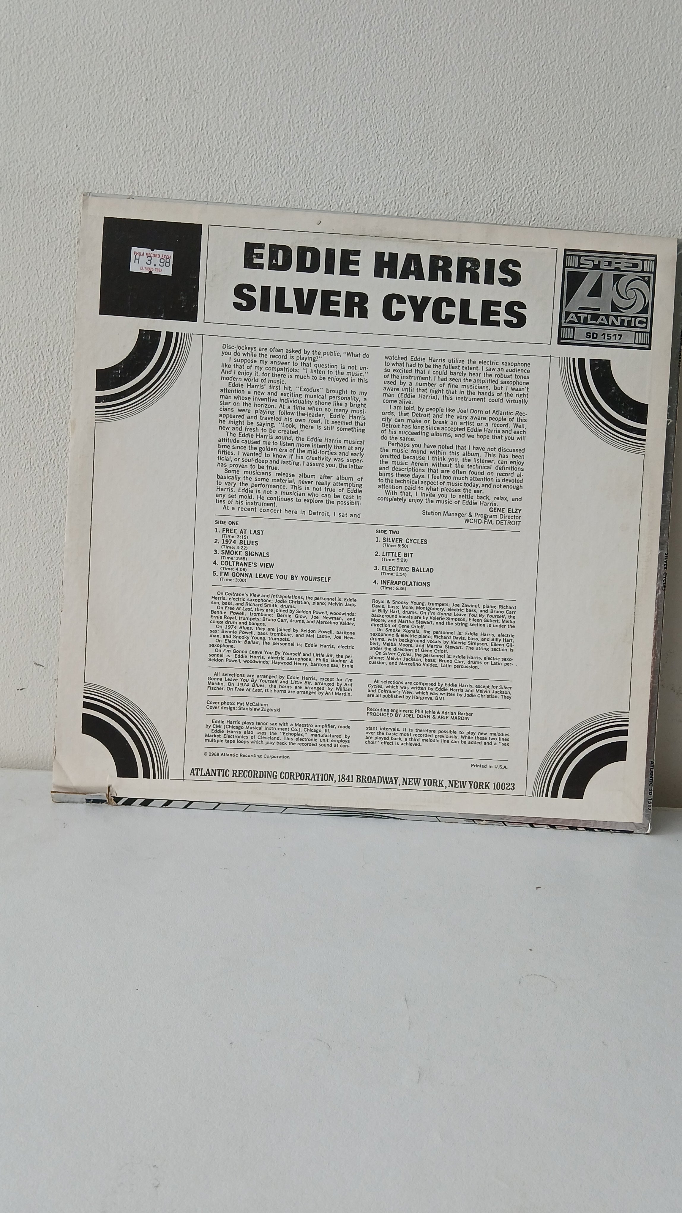 Eddie Harris – Silver Cycles (Used LP) – The Jazz Vault