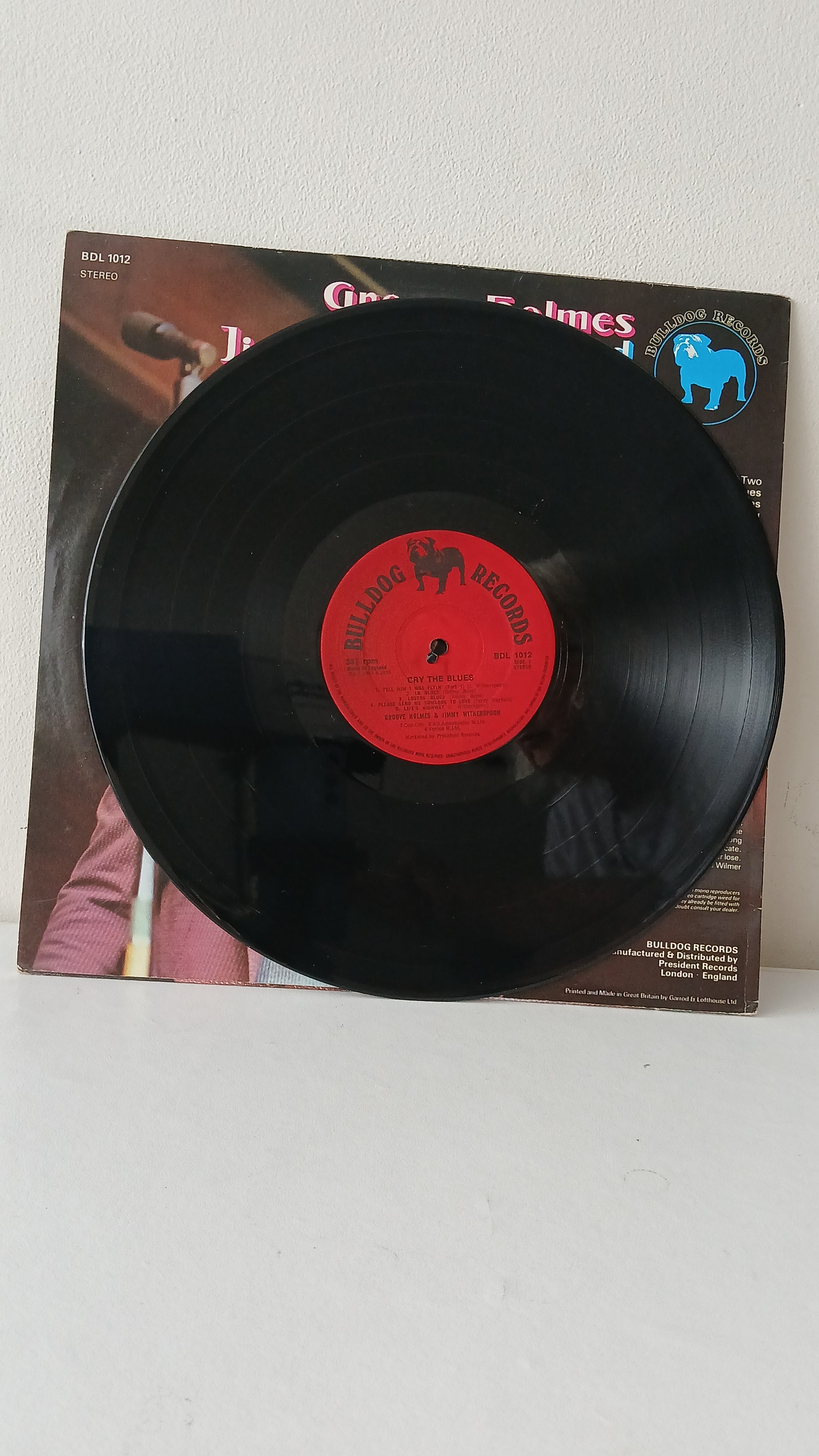 Groove Holmes & Jimmy Witherspoon – Cry The Blues (Used LP) – The