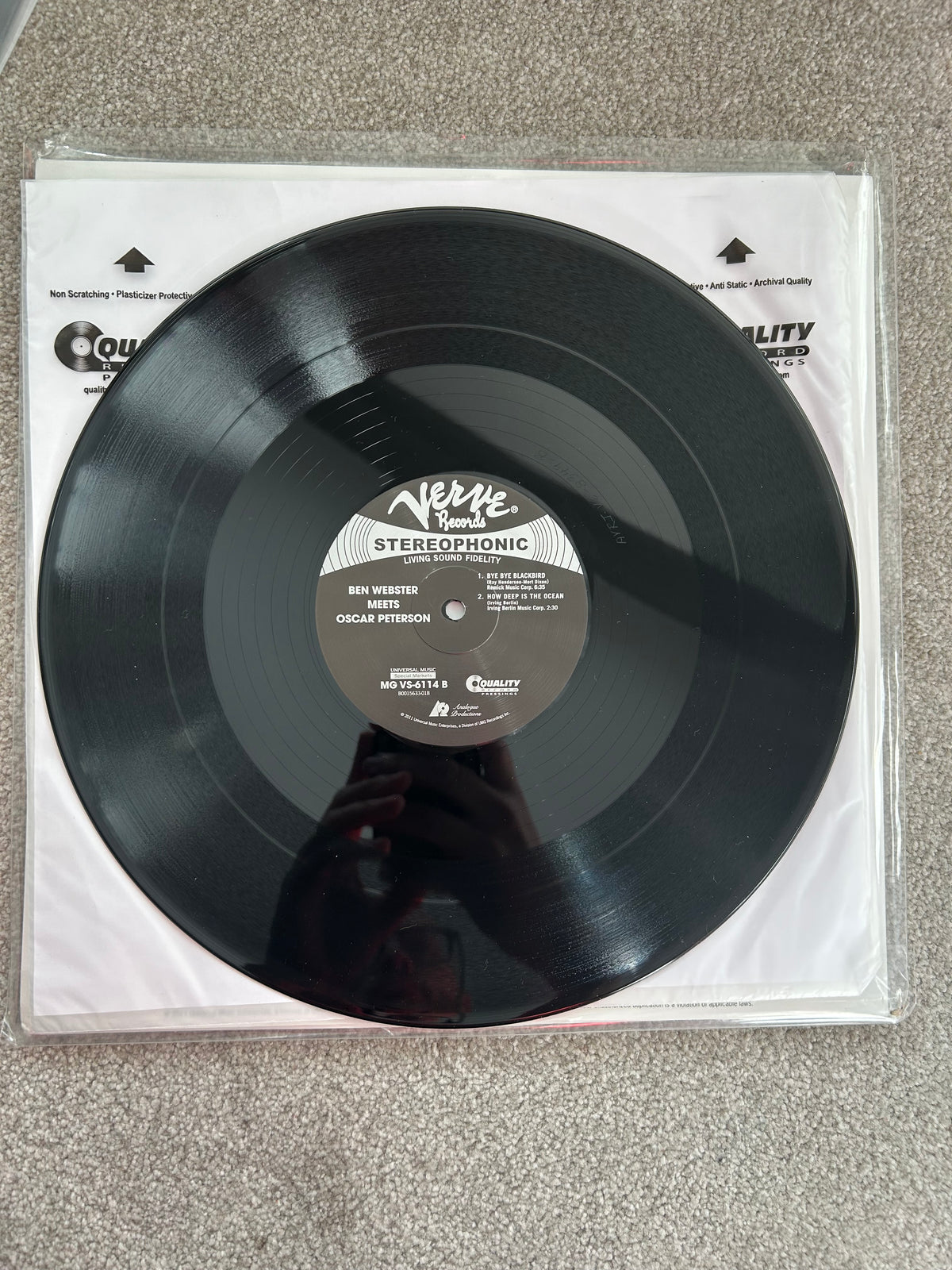Ben Webster Meets Oscar Peterson – Ben Webster Meets Oscar Peterson (Analogue Productions Used 2LP)