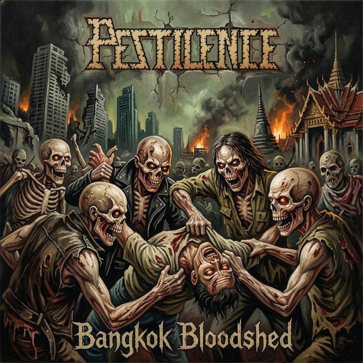 Pestilence - Bangkok Bloodshed GREEN VINYL (Vinyl LP) PRE-ORDER