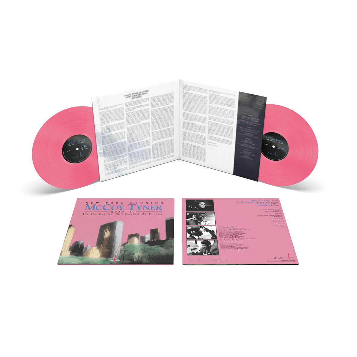 Mccoy Tyner, Joe Henderson, Ron Carter & Al Foster - New York Reunion DOUBLE PINK VINYL LP (Vinyl LP) PRE-ORDER