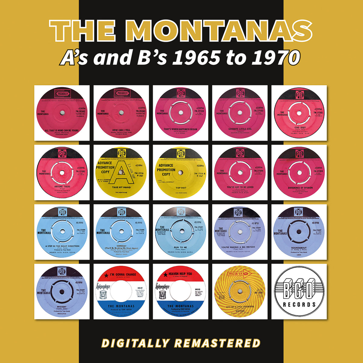 The Montanas - A'S And B'S 1965 To 1970  (Vinyl LP) PRE-ORDER