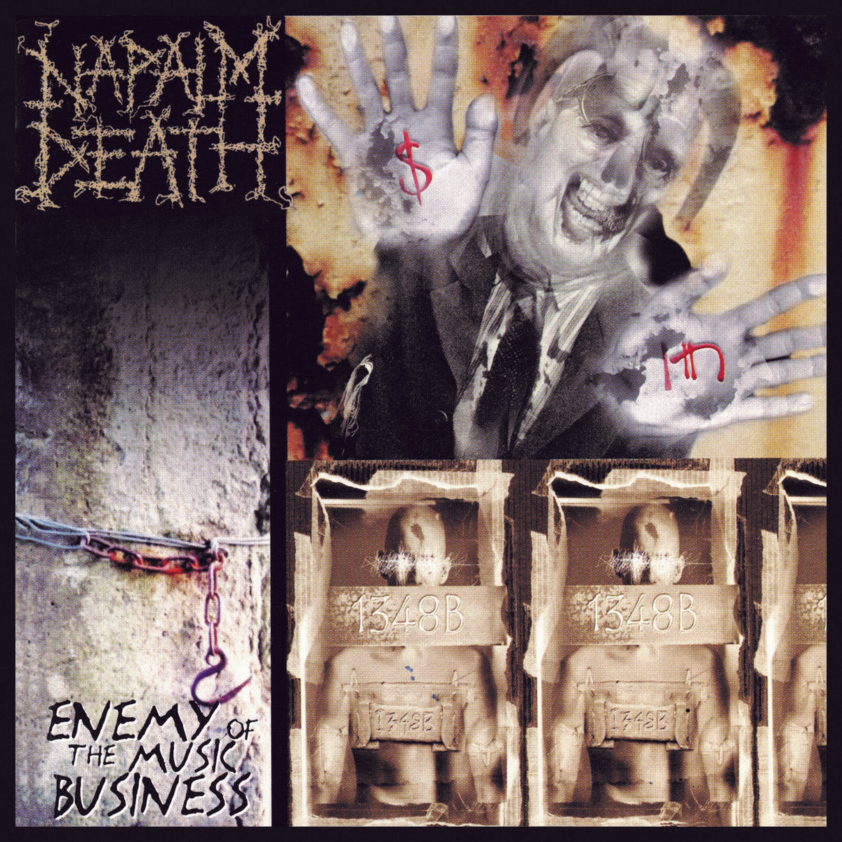 Napalm Death - Enemy Of The Music Business YELLOW VINYL (Vinyl LP) PRE-ORDER