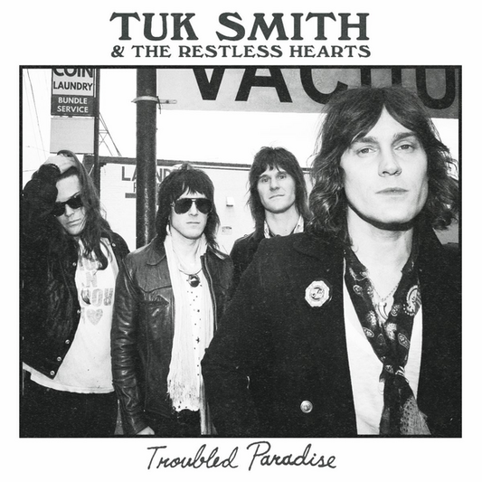 Tuk Smith & The Restless Hearts - Troubled Paradise TRANSPARENT BLUE VINYL 12" (Vinyl LP) PRE-ORDER