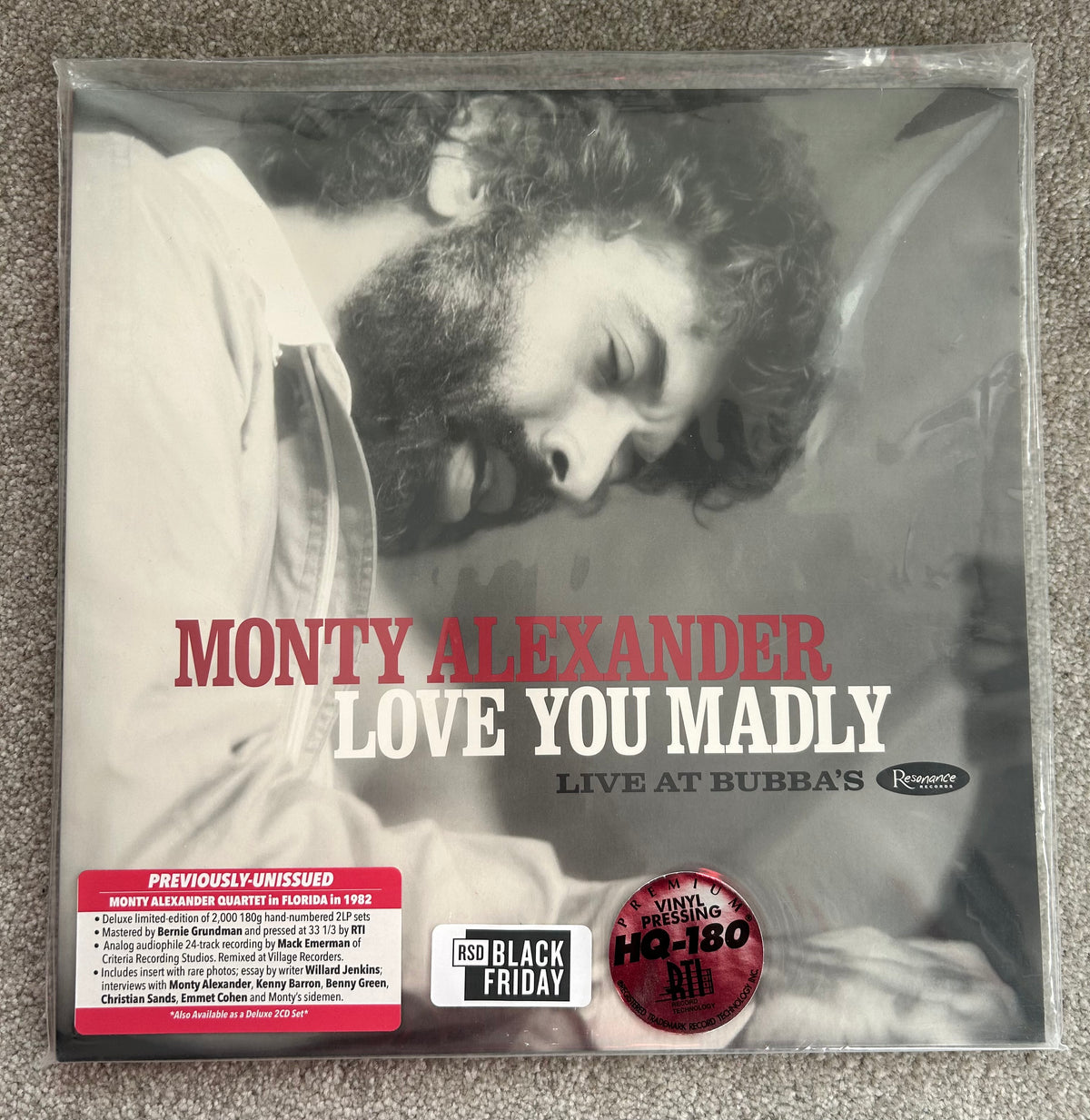 Monty Alexander – Love You Madly: Live At Bubba's RSD (Used 2LP)