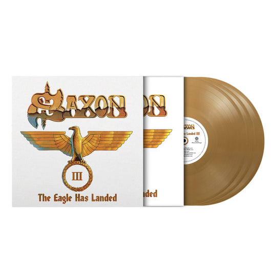 Saxon - The Eagle Has Landed Pt. Iii GOLD COLOURED VINYL (Vinyl LP) PRE-ORDER