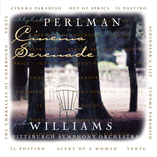 Itzhak Perlman & John Williams - Cinema Serenade NUMBERED WHITE VINYL (Vinyl LP) PRE-ORDER