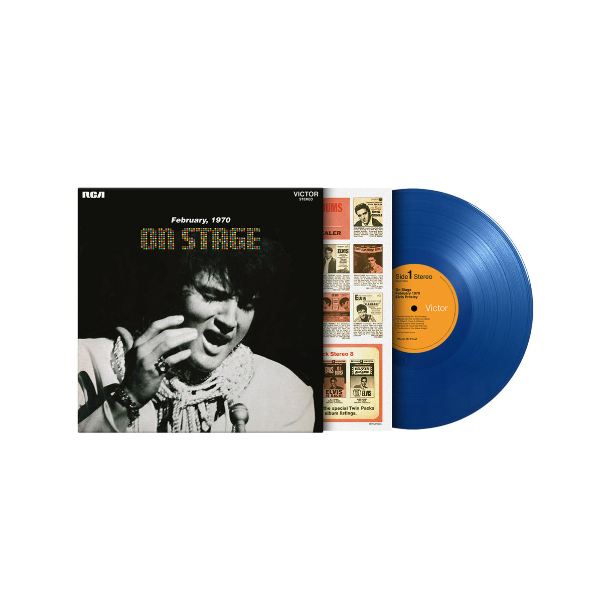 Elvis Presley - On Stage - February, 1970 180G, BLUE COLOURED (Vinyl LP) PRE-ORDER