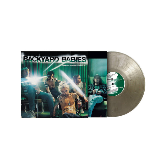 Backyard Babies - Making Enemies Is Good NUMBERED SILVER & BLACK MARBLED VINYL (Vinyl LP) PRE-ORDER