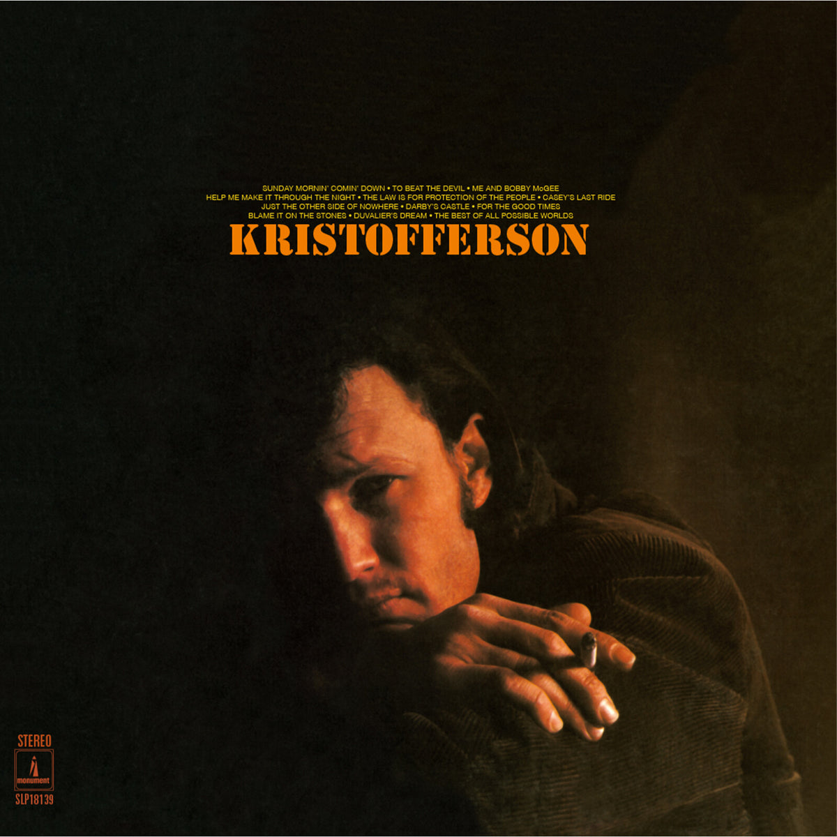 Kris Kristofferson - Kristofferson NUMBERED ORANGE VINYL (Vinyl LP) PRE-ORDER